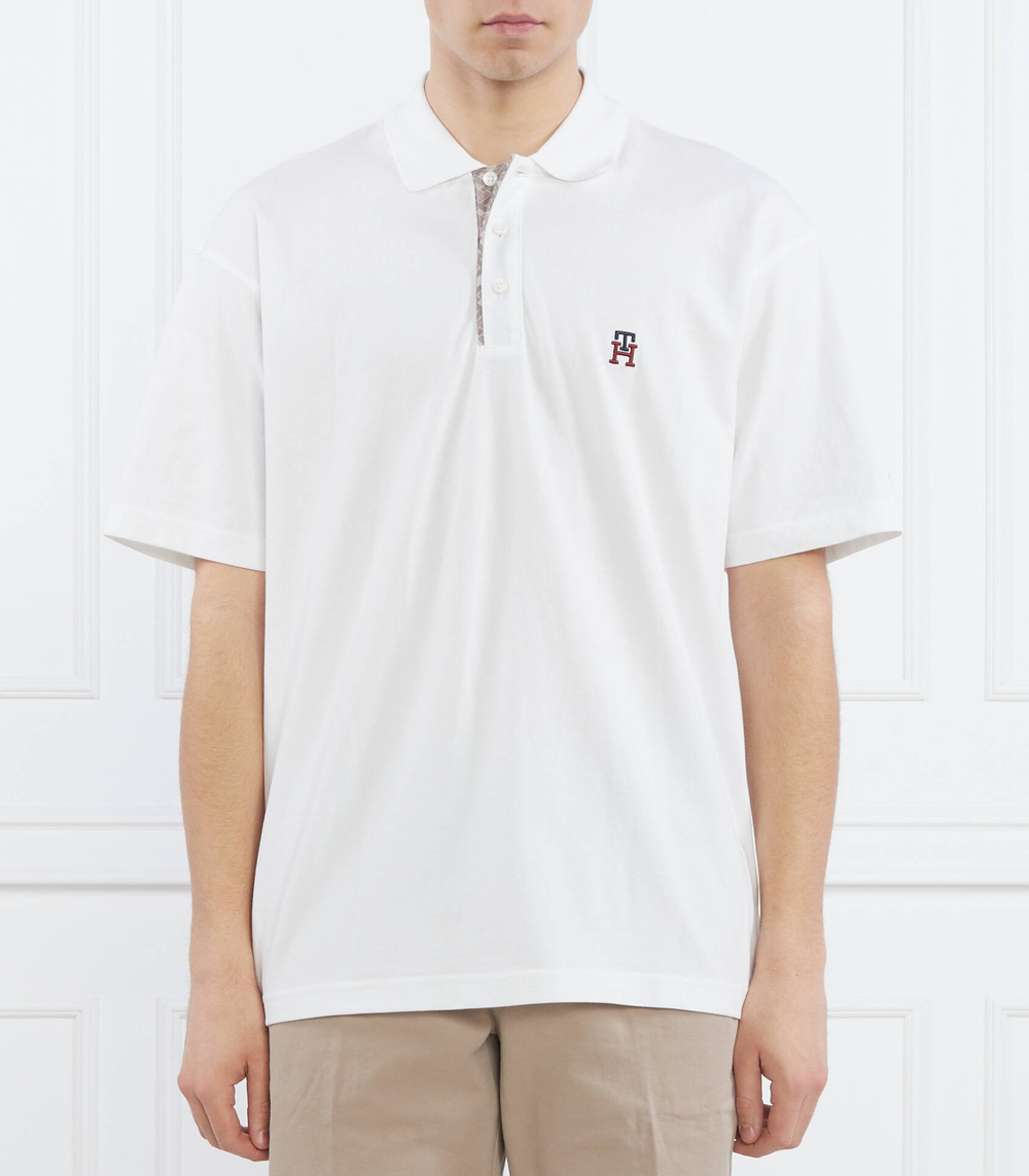 Поло MONOGRAM PLACKET ARCHIV Tommy Hilfiger - белый(MW0MW30785)