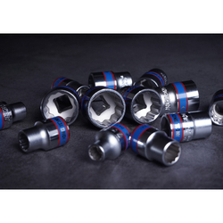 KING TONY (3013MR) Набор торцевых головок 3/8", 12-гранные, 7-19 мм, 13 предметов