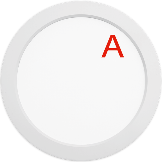 Светильник LED ДАУНЛАЙТ ДВО06-30-051-4К 30Вт 4000К с БАП EM3 IP54 Матовый 3000лм 220х30мм WOLTA PRO