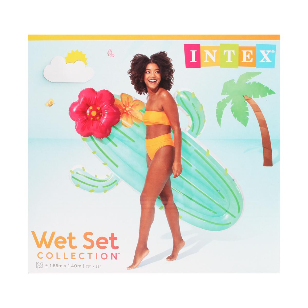 Плот для плавания 185*139см, Кактус (Intex)