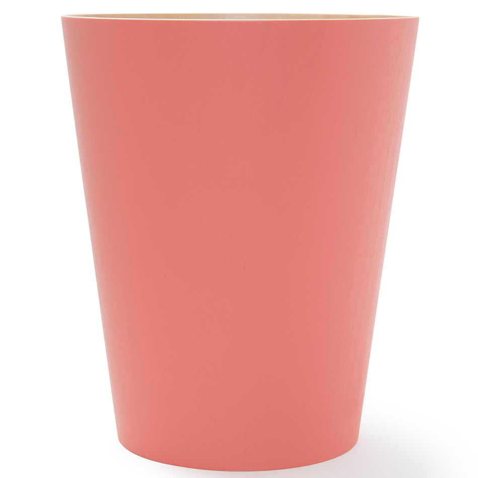 Корзина для мусора Woodrow коралловая, Umbra