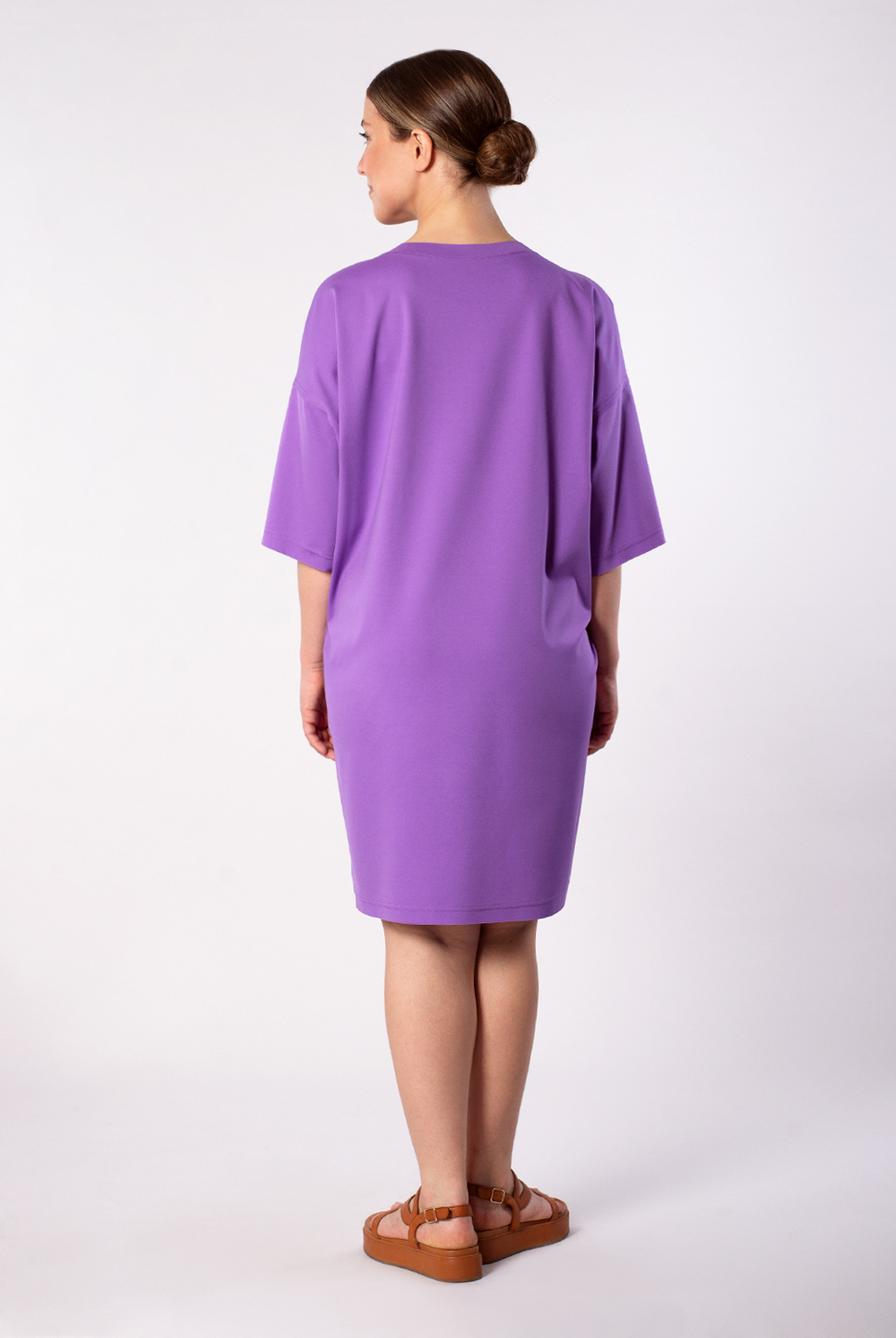 Платье женское 4370зп, фиолетовый #308Фио054370зп