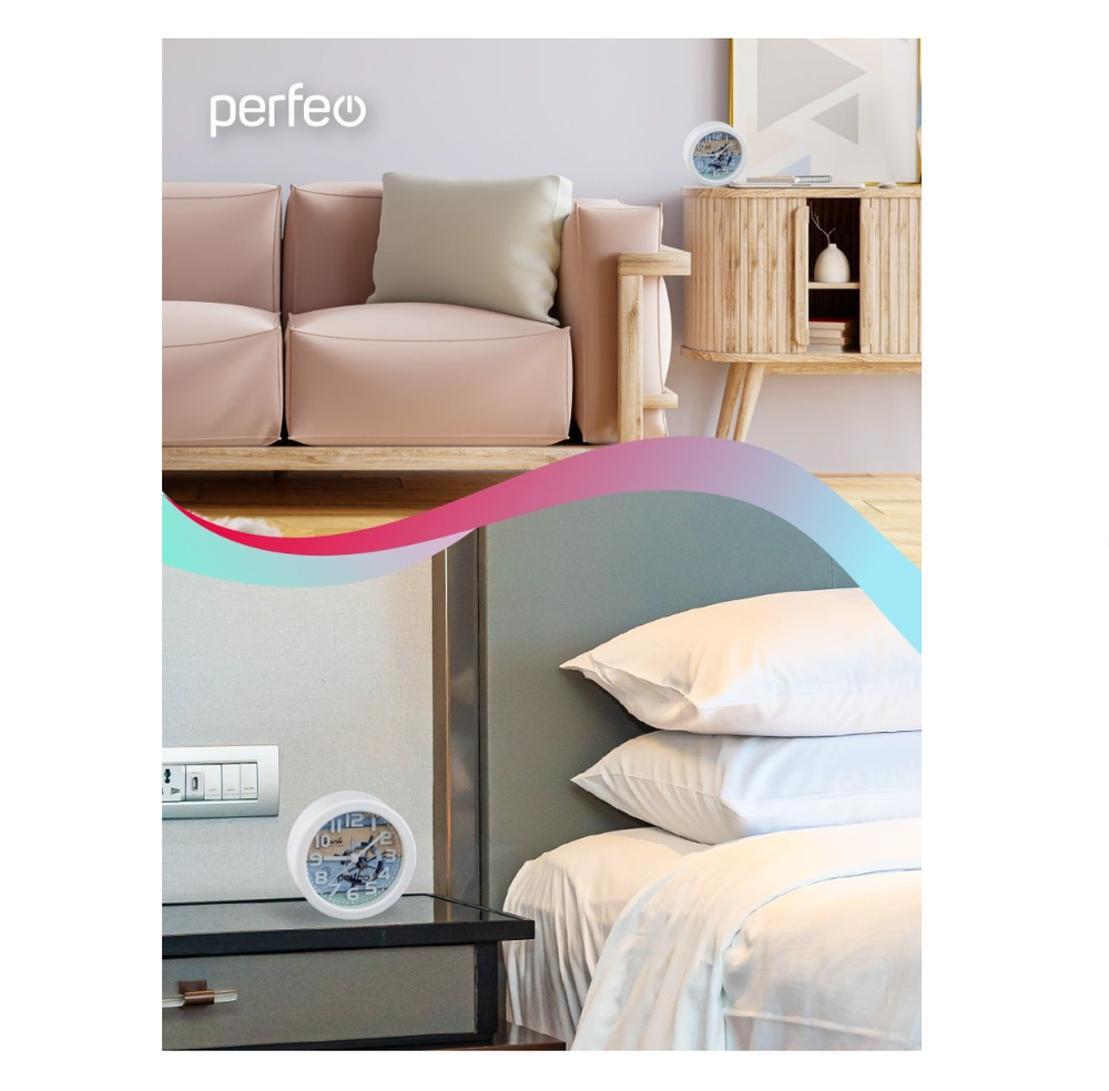 Будильник Perfeo PF-TC-013 круглые Штурвал