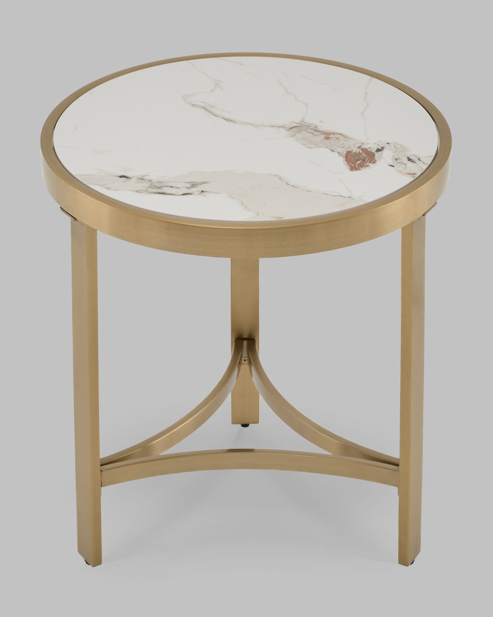 Журнальный столик Адриана 50*50 см светлая керамика