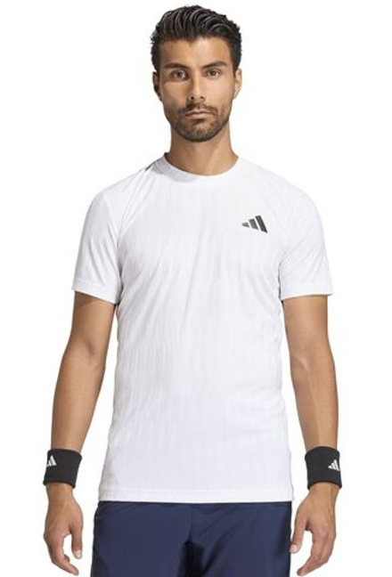 Теннисная футболка Adidas Climacool+ Freelift Airchill - white