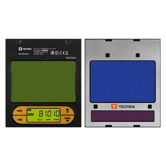 Маска сварщика Tecmen ADF 825S TM16 чёрная