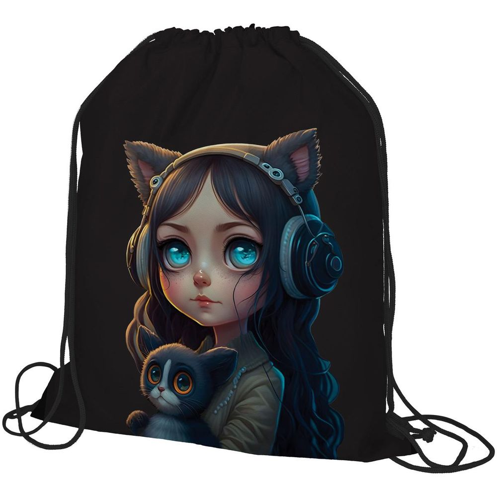 Мешок для обуви 42х34х1см "Девочка" (Академия Групп)