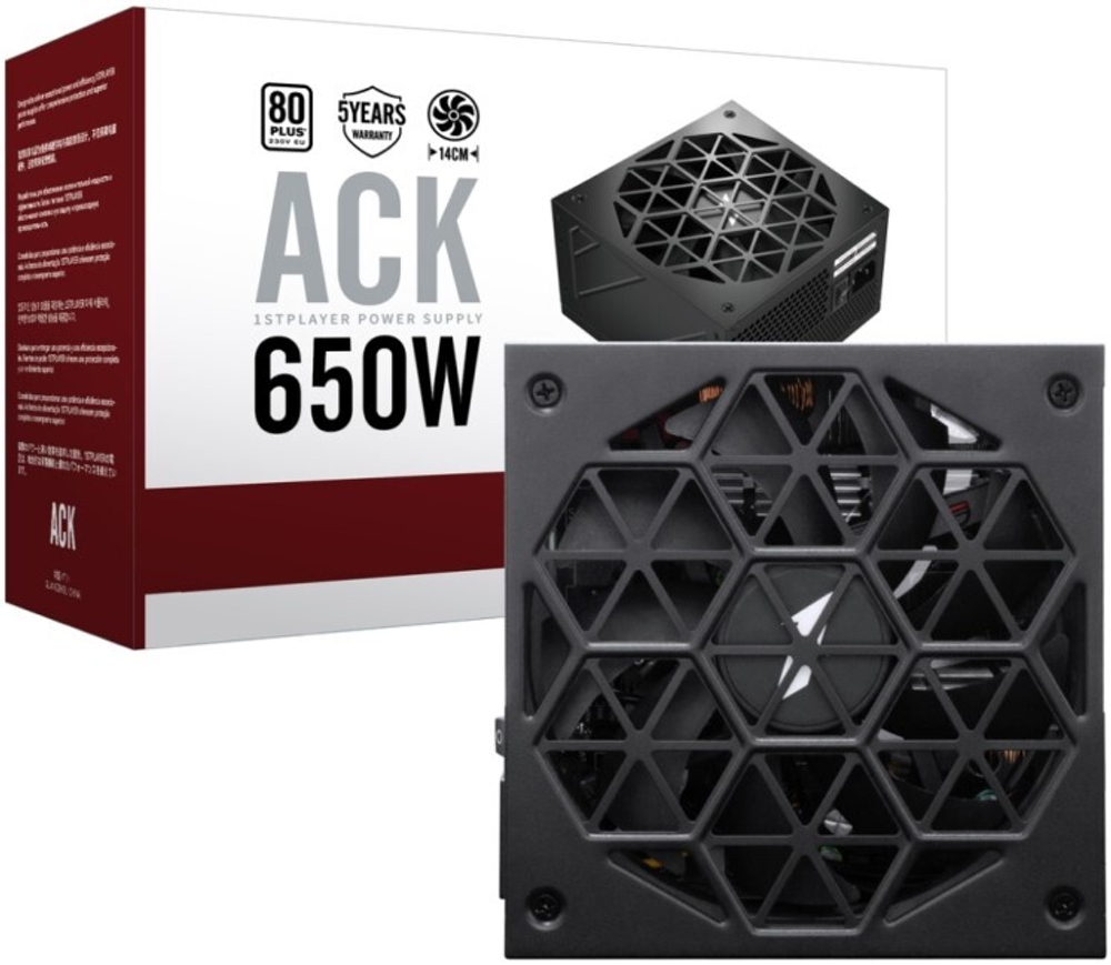 Блок питания ATX 1STPLAYER ACK