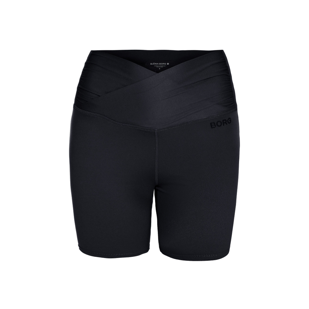 Женские теннисные шорты Björn Borg Borg Cross Shorts Women - Black