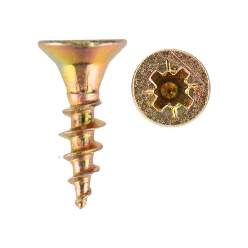 САМОРЕЗ УНИВЕРС. 4Х16, ЖЕЛТ.ЦИНК, КОРОБ (200 ШТ/УП) KRANZ