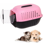 Переноска для животных «ЛЮБИМЫЙ БРО», ромбики, цвет розовый, 48*32*30см/до 10кг (Лейбл)