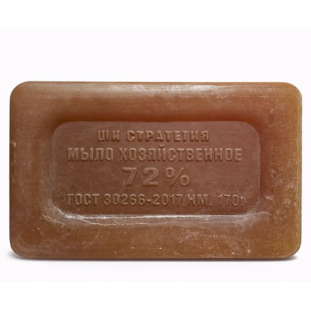 Мыло хозяйственное Стратегия 72% темное 170 гр