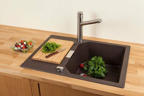 Мойка SCHOCK Manhattan 45 D Cristalite клап.автомат эверест