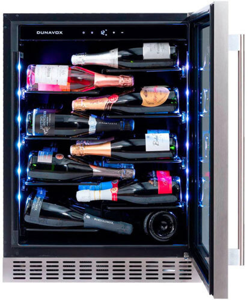 Встраиваемый винный шкаф Dunavox DAUF-40.138SS