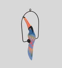 90-074 Статуэтка «Тукан на жердочке» 30 см