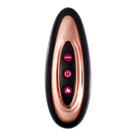 Телесный реалистичный вибратор 21см с движениями вверх-вниз и с функцией нагрева ToyFa Mr.Baton RealSpins 691008