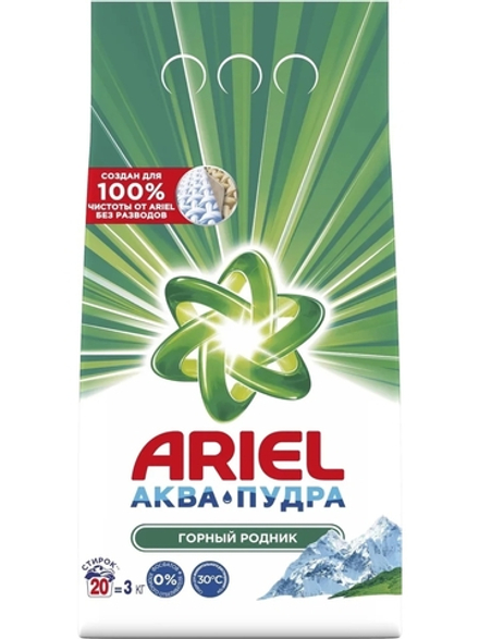Ariel Стиральный порошок Ariel Горный родник автомат 3 кг