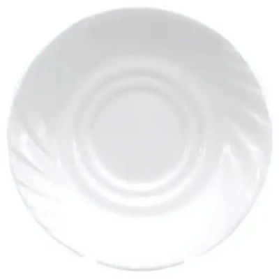 Блюдце фарфоровое 14см «Голубка» Белье