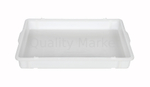 Лоток для теста 650х430х80 мм без крышки белый ПП