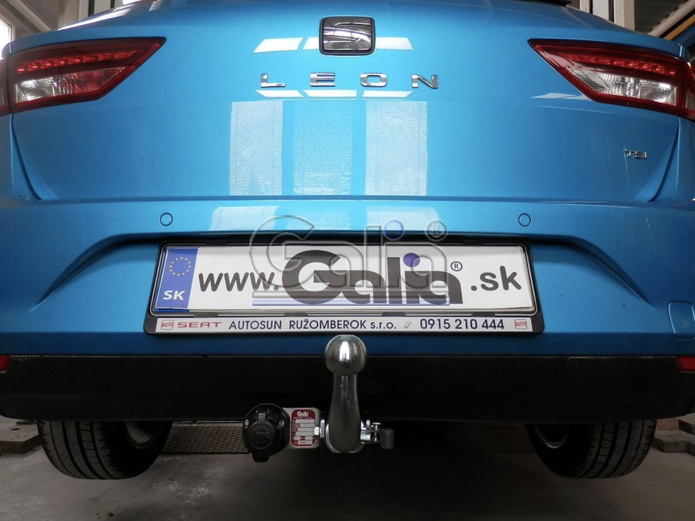 Фаркоп оцинкованный Galia S108A для SEAT Leon ST универсал 2013-(паспорт и сертификат в комплекте)(без электрики)