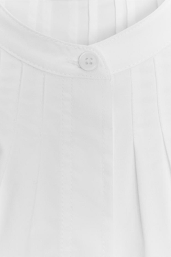 ZARA РУБАШКА С ОБЪЕМНЫМИ РУКАВАМИ ZW COLLECTION, БЕЛЫЙ