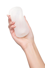 Прозрачный мастурбатор MensMax Xross Beads х Rock Open (Цвет: прозрачный)