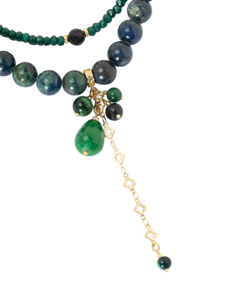 10160221 Колье Роман с камнем