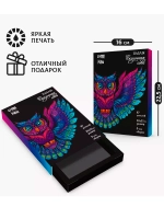 Фигурный деревянный пазл Сказочная сова