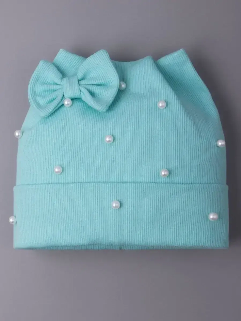 Шапка для девочки осенняя с ушками