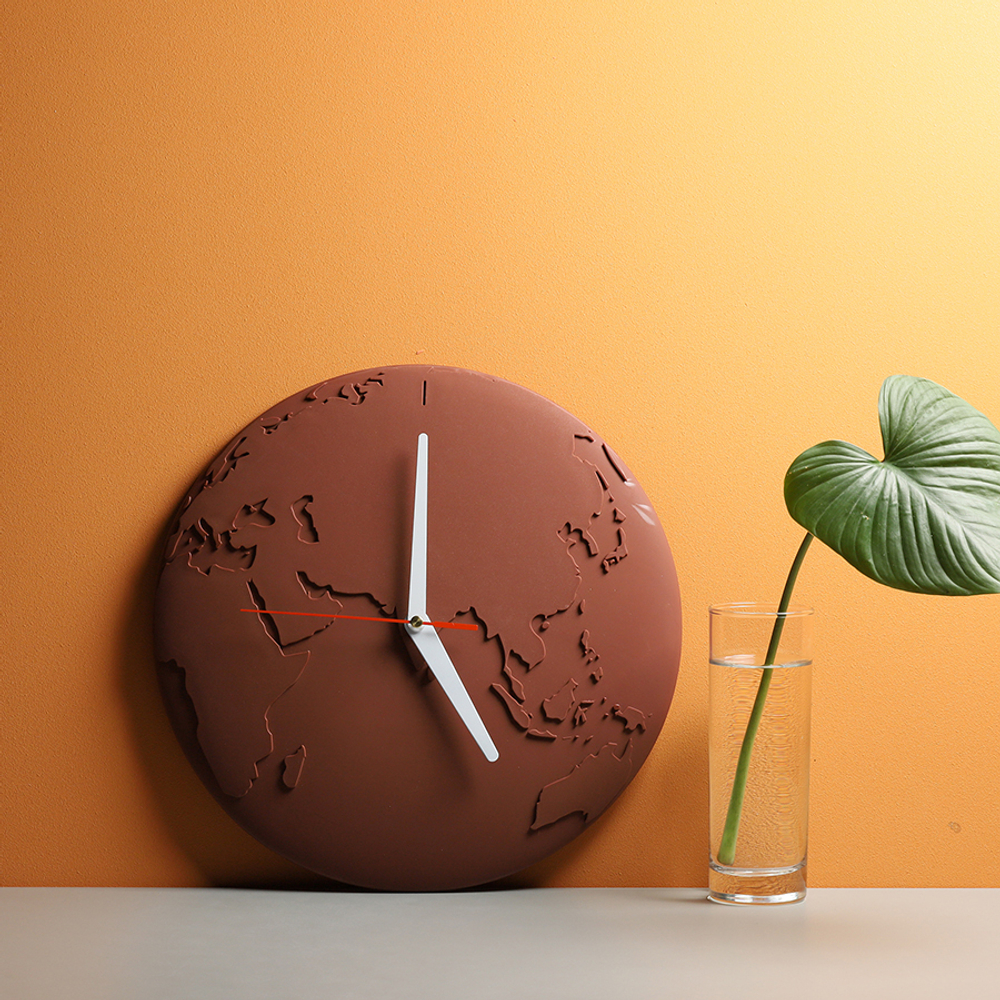 Часы настенные world wide waste, темно-синие