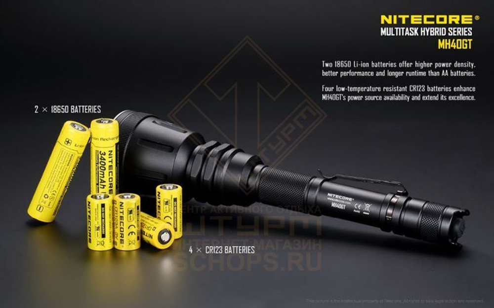 Фонарь Nitecore MH40GT