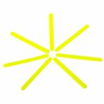 Счетные палочки неоновые 50 штук в пластиковом пенале, ассорти, ЮНЛАНДИЯ, 106284