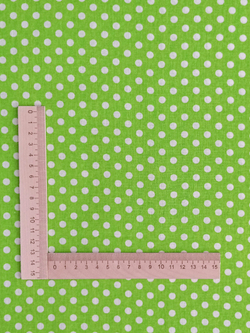 Ткань бязь плательная, рис. " Горох 6 мм", ширина 150 см, арт. 030