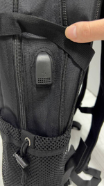 Универсальный тактический рюкзак 30-35л / чёрный