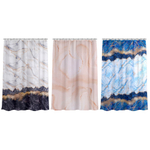 Штора для ванной 180*200см "Эквилиб" с кольцами