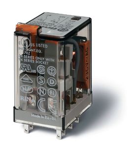 Реле промежуточное 553280240040 Finder 2П. катушка 24В. 50Гц