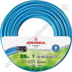 GRINDA Classic, 1″, 25 м, 15 атм, трёхслойный, армированный, сетчатое армирование полиамидной нитью, поливочный шланг (8-429001-1-25)