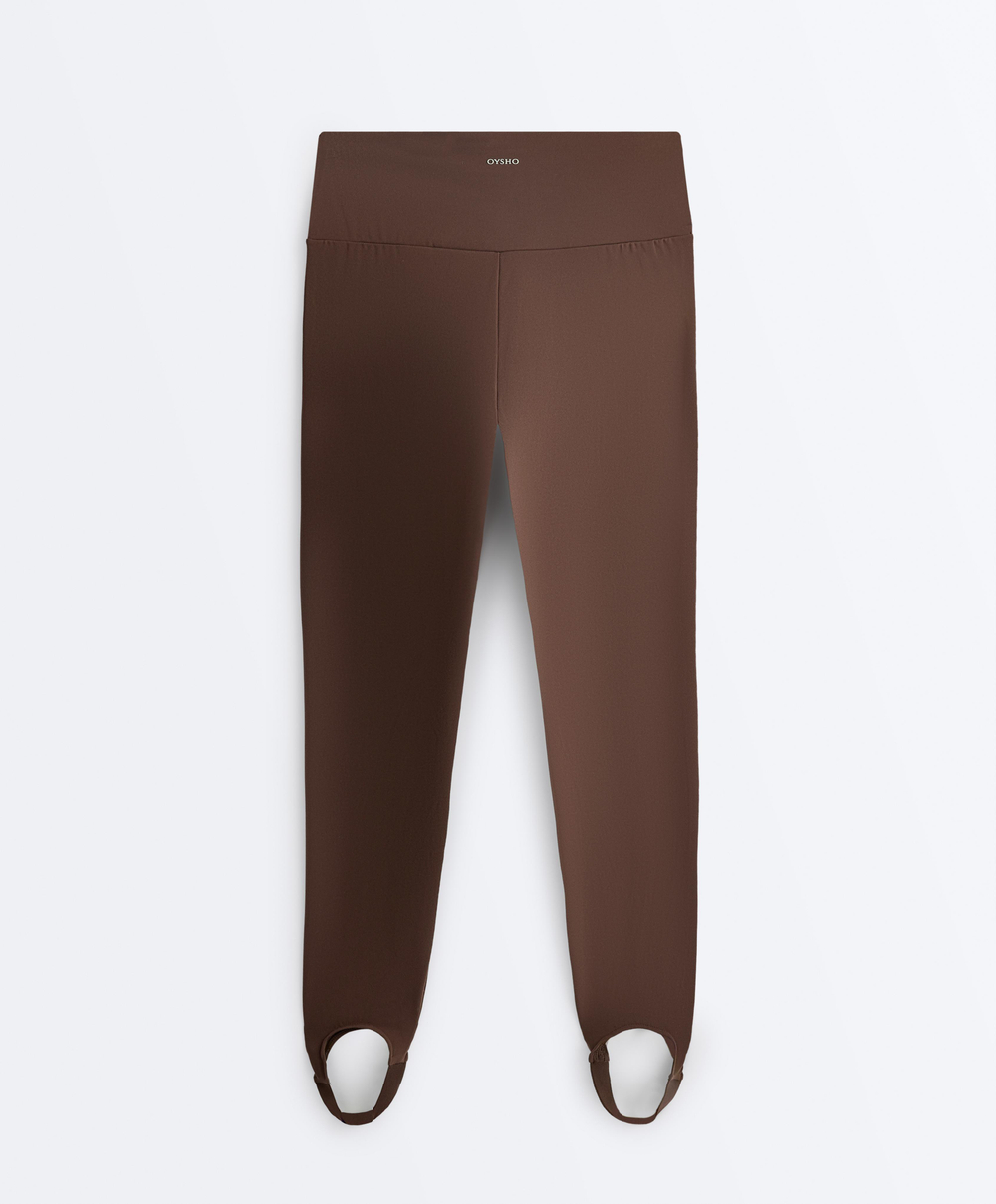 OYSHO Легинсы Comfortlux с очень высокой посадкой до щиколотки, коричневый