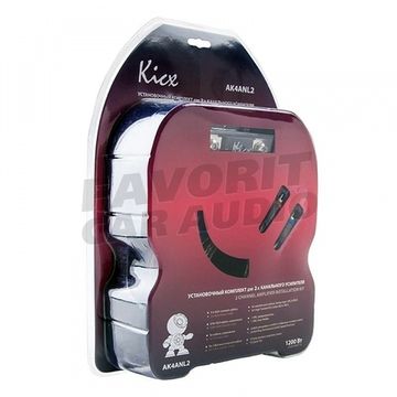 Комплект подкл. Kicx AK4ANL2 2-кан. медь