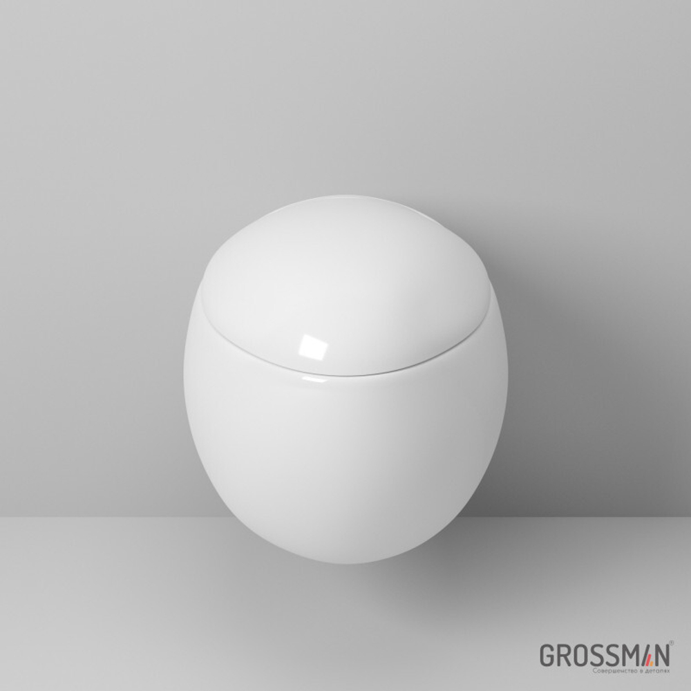 Унитаз GR-4442 (590*310*405) подвесной с сиденьем