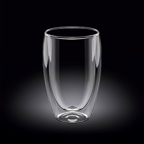 Стакан 400 мл с двойными стенками Thermo Glass Wilmax (57616)
