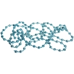 Бусы на елку 2,5м «Шарик Дискобол» d-5мм, Голубой