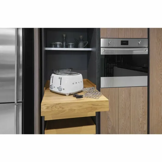 Тостер SMEG TSF03WHEU, белый