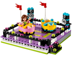 LEGO Friends: Парк развлечений: аттракцион Автодром 41133 — Amusement Park Bumper Cars — Лего Френдз Друзья Подружки