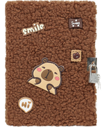 Блокнот 15,5*21,5см. 80л. клетка меховой DV-15722B (Darvish)