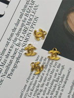 Подвеска золотистая Шан. металлическая рельефная 13,5х13 мм