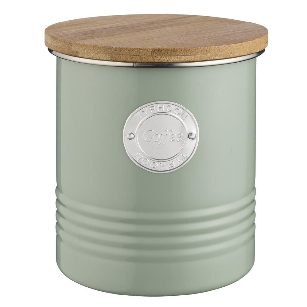 Емкость для хранения кофе 1л Living зеленая TYPHOON