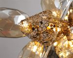 Люстра 8898P/BL gold/smoky