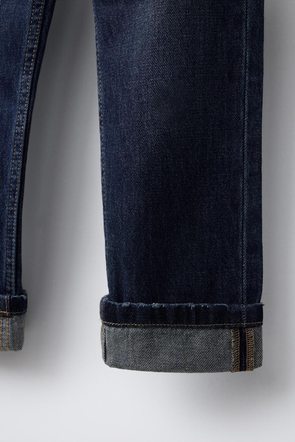 ZARA ДЖИНСЫ ПРЯМОГО КРОЯ, СИНИЙ