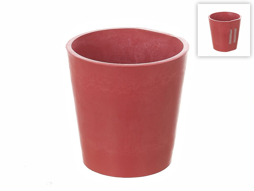 Кашпо для цветов (декоративное с магнитом) d=12см. h=12см. v=800мл. (транспортная упаковка)